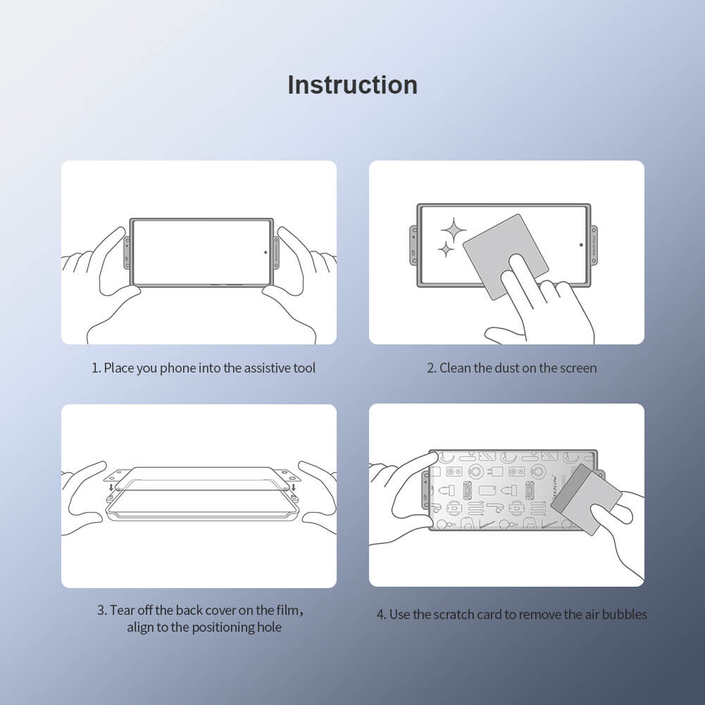 Nillkin Impact Resistant Curved Film for Oneplus 12 (2 pieces)